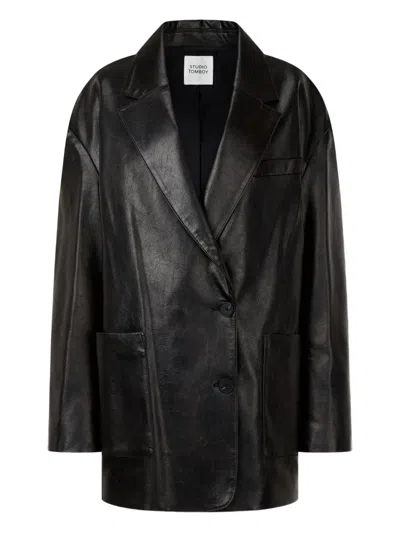 Studio Tomboy Tailored Blazer In Black