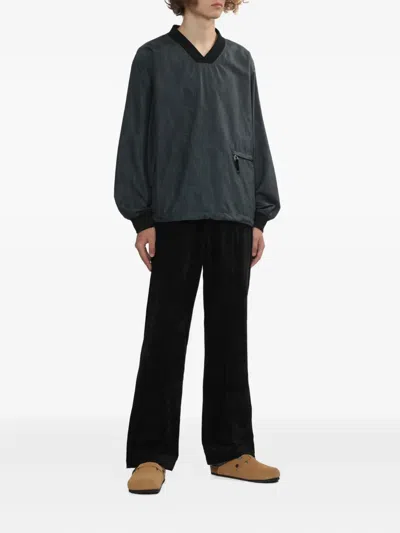 Toga V-neck Pocket T-shirt In Blue