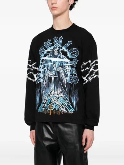 Warren Lotas Graphic-print T-shirt In Black