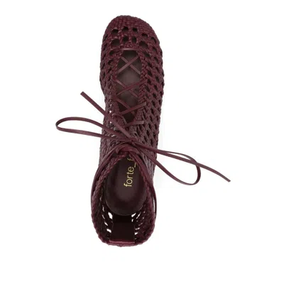 Forte Forte Red Boots Women In Burgundy