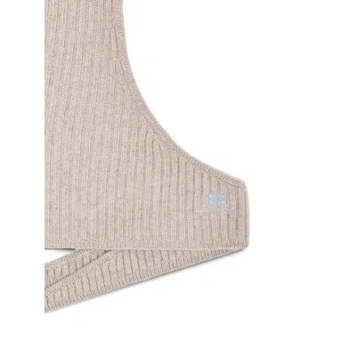 Ganni Neutrals Shorts Women In Pink