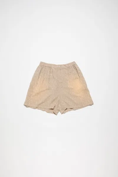 Acne Studios Short In Animal Print