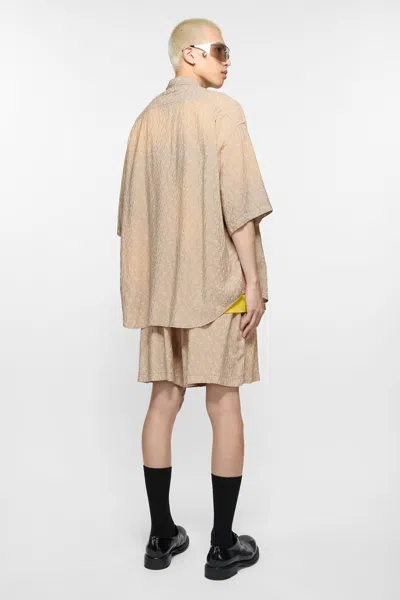 Acne Studios Short In Animal Print