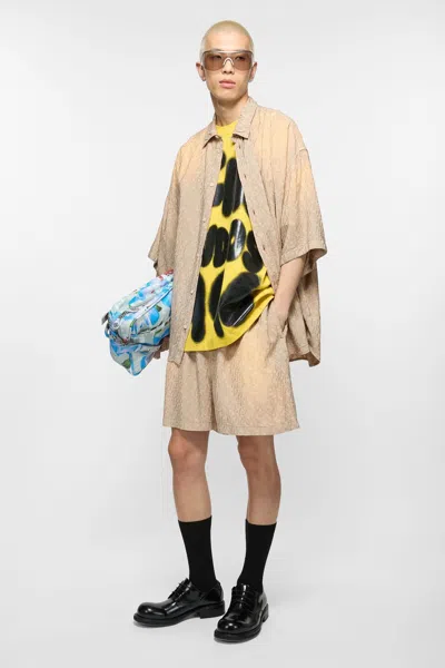 Acne Studios Short In Animal Print