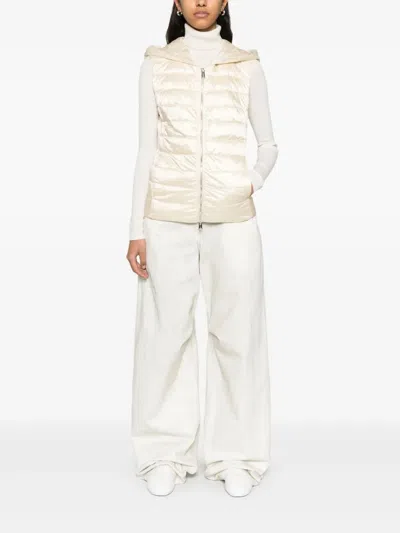 Add Down Vest In Animal Print