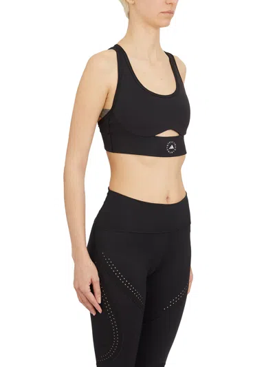 Adidas By Stella Mccartney Top Bra Da Yoga Truestrength In Black
