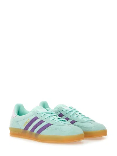 Adidas Originals Sneaker Gazelle Indoor Clear Mint/active Purple/ice Lavender In Multi