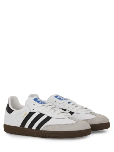 Adidas Originals Samba Og Sneakers In White Leather In Multi