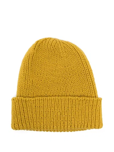 Sky High Farm Universe Handknit Barry Beanie In Yellow