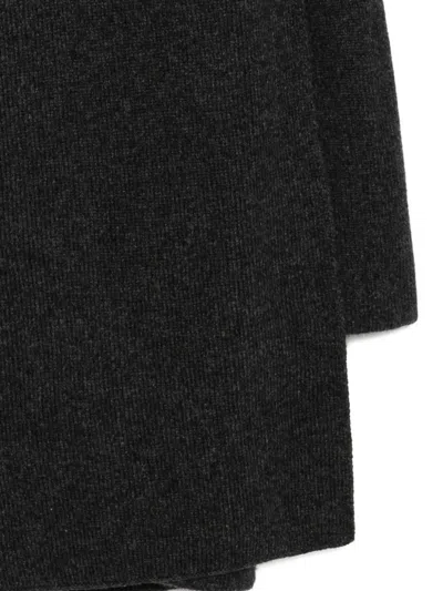 Vince Single-breasted Coat In Black