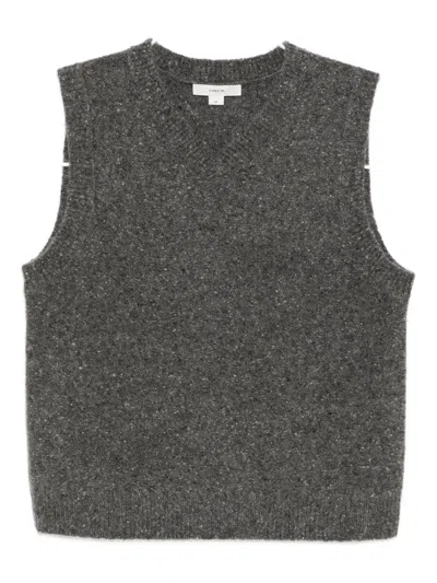 Vince Donegal Vest In Gray