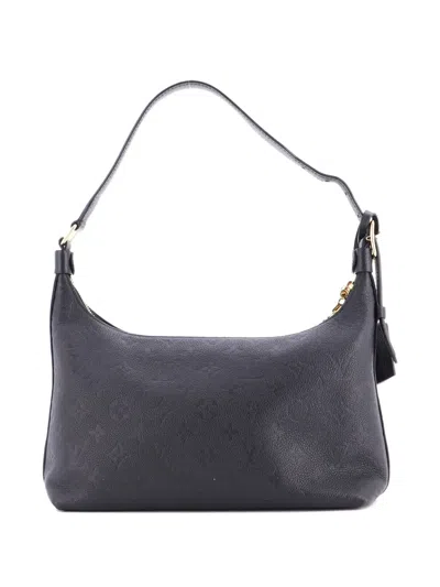 Pre-owned Louis Vuitton Sac Sport Nm Handbag Monogram Empreinte Leather Hobo Bag In Black
