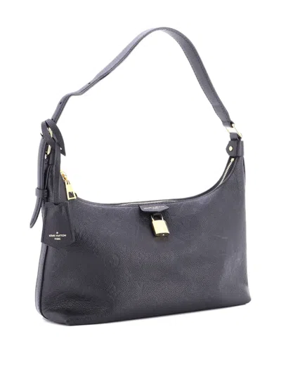 Pre-owned Louis Vuitton Sac Sport Nm Handbag Monogram Empreinte Leather Hobo Bag In Black