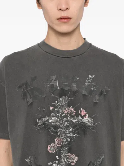 Ksubi Thorned Ekcess T-shirt In Gray