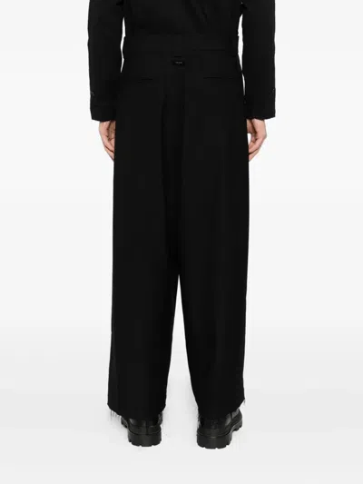 Team Wang Design Acceptance Pleated Trousers In Black