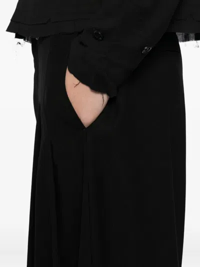 Team Wang Design Acceptance Pleated Trousers In Black