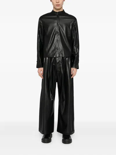 Team Wang Design Wide-leg Trousers In Black