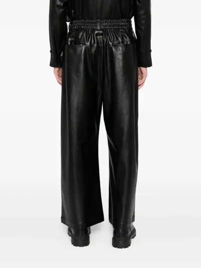 Team Wang Design Wide-leg Trousers In Black