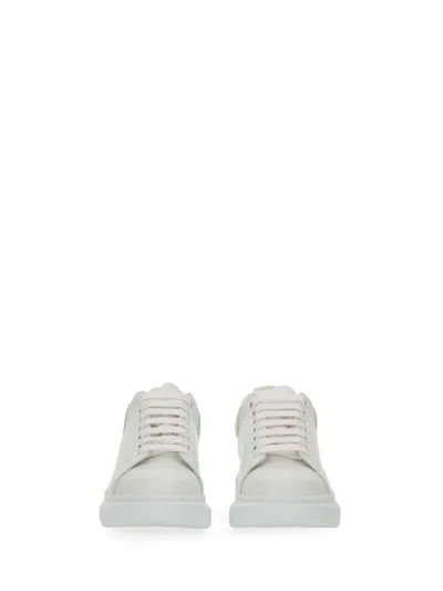 Alexander Mcqueen Leather Oversize Sneakers In White