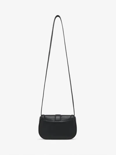 Alexander Mcqueen T-bar Satchel Mini Purse In Black
