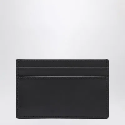 Gucci Men Black Card Holder With Horsebit On The Front In Leather Man In Black