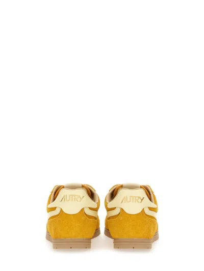 Autry Mineral Yellow Windspin Sneaker In Yellow