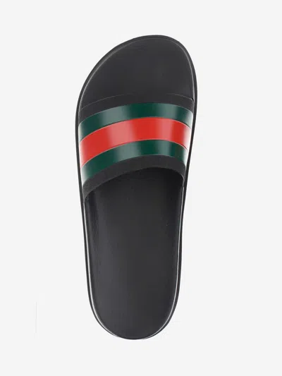 Gucci Pantoletten Mit Webdetail In Multi