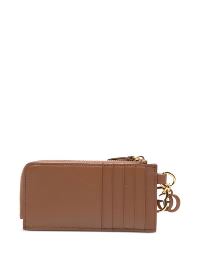 Gucci Women Animation  Porta Carte Credito In Brown