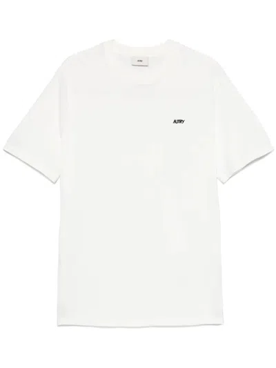 Autry Cotton Crew-neck T-shirt In White