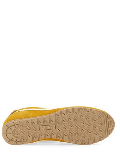 Autry Mineral Yellow Windspin Sneaker In Black