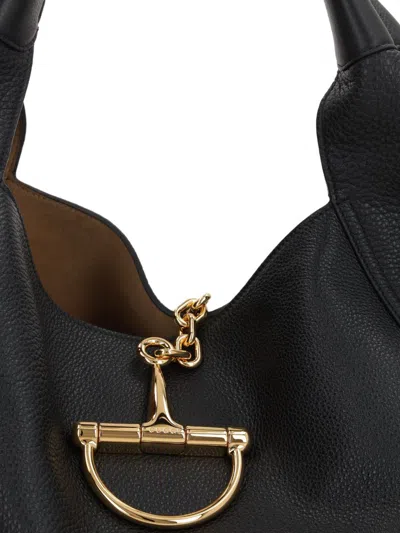 Gucci Maxi Shoulder Bag Softbit In Black