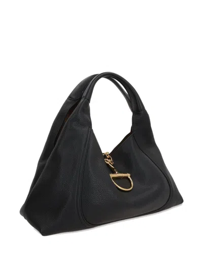 Gucci Maxi Shoulder Bag Softbit In Black