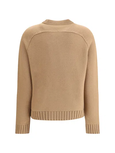 Gucci Women Wool And Cashmere Sweater In Brown