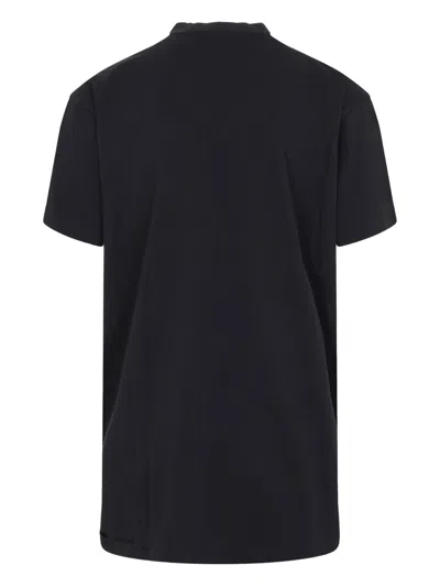 Balenciaga Optical Cotton T-shirt In Black