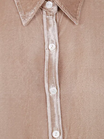 Bianco Levrin Audrey Shirt In Nude