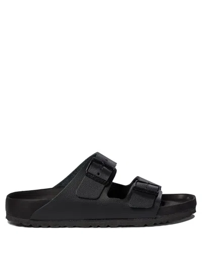 Birkenstock Arizona Exquisite Full-grain Leather Sandals In Black