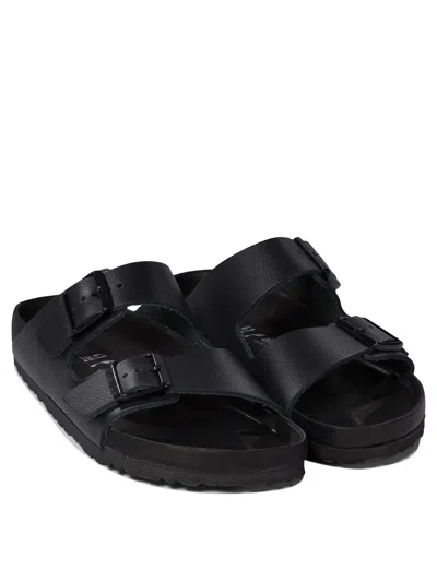 Birkenstock Arizona Exquisite Full-grain Leather Sandals In Black