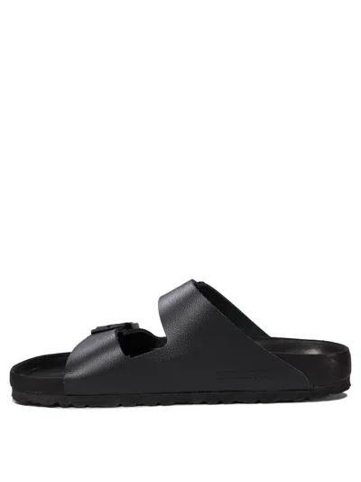 Birkenstock Arizona Exquisite Full-grain Leather Sandals In Black