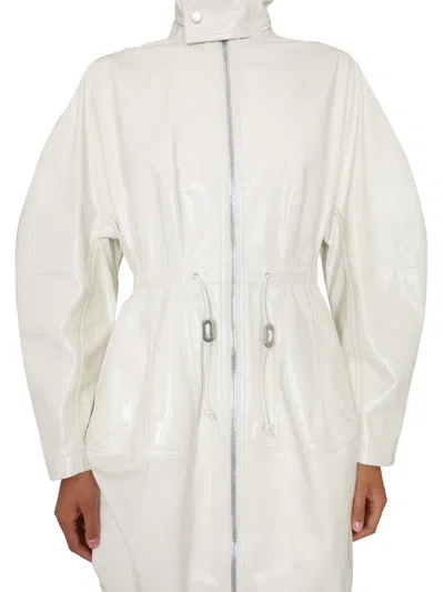 Bottega Veneta Hooded Parka In White