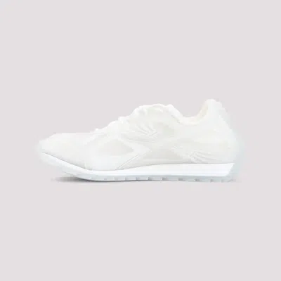 Bottega Veneta Men White Transparent Rubber Orbit Sneakers In Multi