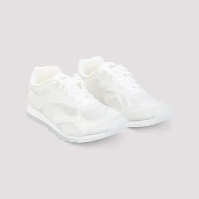 Bottega Veneta Men White Transparent Rubber Orbit Sneakers In Multi