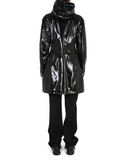 Bottega Veneta Parka Con Cappuccio In Black