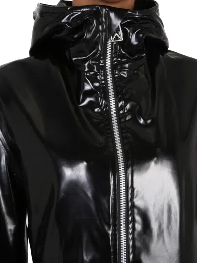 Bottega Veneta Parka Con Cappuccio In Black