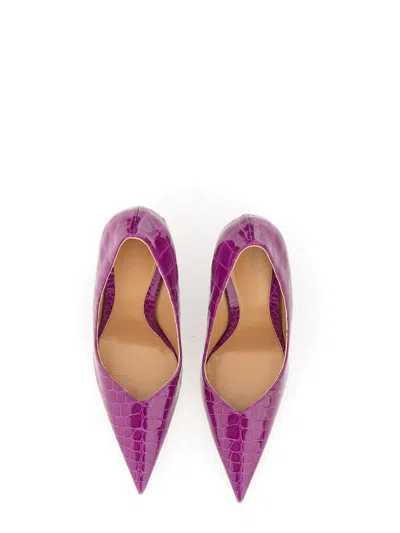 Bottega Veneta Pointed Decollete In Animal Print