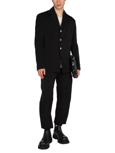 Bottega Veneta Singlebreasted Jacket In Black