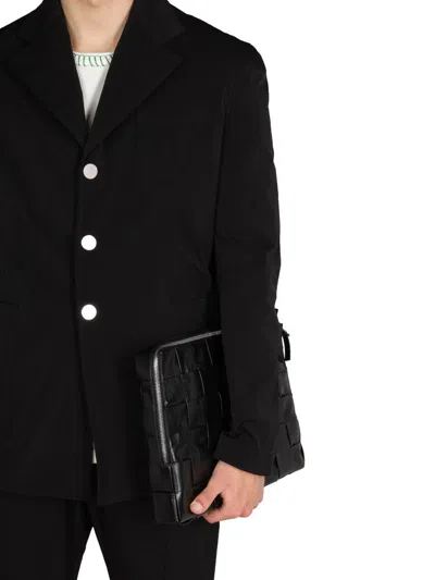 Bottega Veneta Singlebreasted Jacket In Black