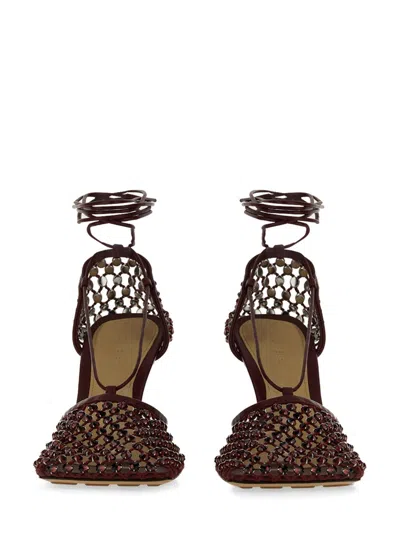 Bottega Veneta Stretch Sandal In Brown