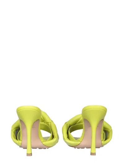 Bottega Veneta The Lido Sandal In Yellow
