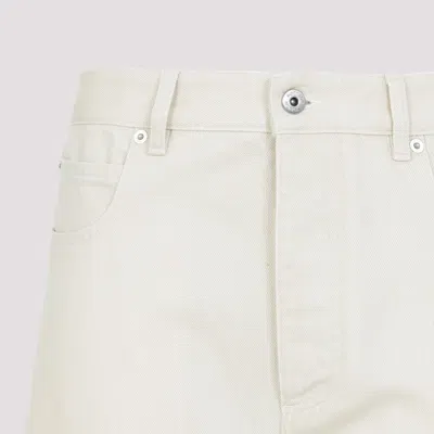 Bottega Veneta Turned Up Jeans In Neutral