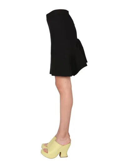 Bottega Veneta Wool Skirt In Animal Print